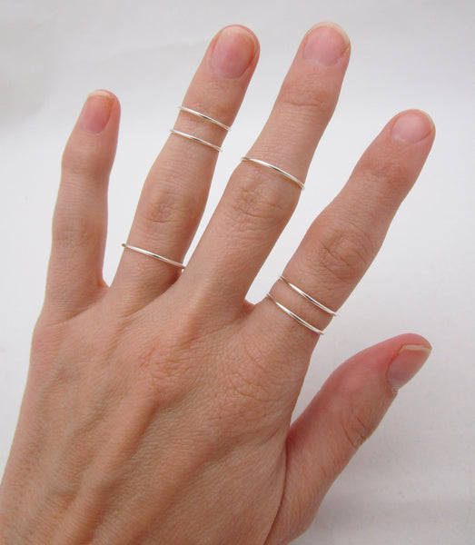 Sterling Silver Stacking Rings