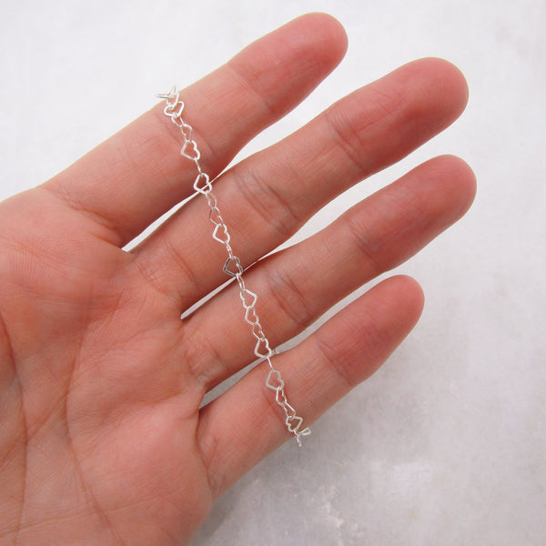 Sweetheart Heart Chain Bracelet