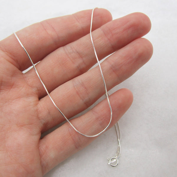 Silver Snake Chain Necklace