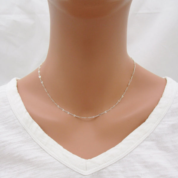Dainty Lace Chain Necklace
