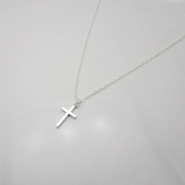 Sterling Silver Girls Cross Necklace