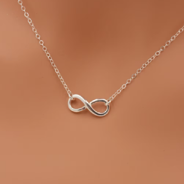 Sterling Silver Infinity Necklace