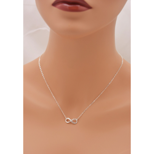 Sterling Silver Infinity Necklace