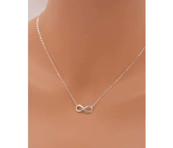 Sterling Silver Infinity Necklace