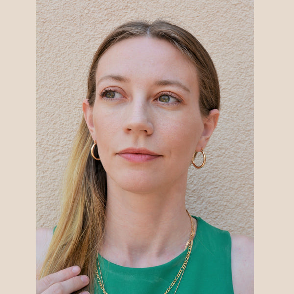 Christina Gold Hoop Earrings