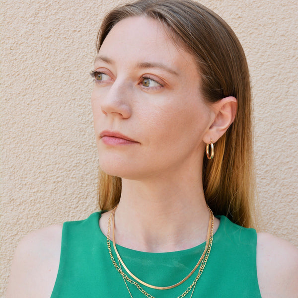 Anastasia Small Gold Hoops