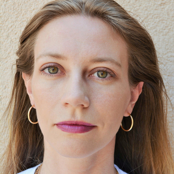 Classic Gold Hoops - Large