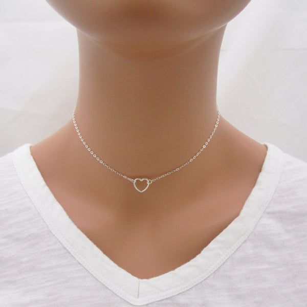 Sweet Heart Choker Necklace