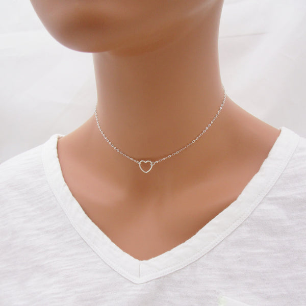 Sweet Heart Choker Necklace