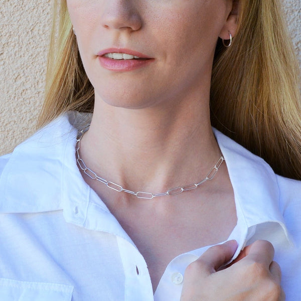 Paperclip Chain Necklace