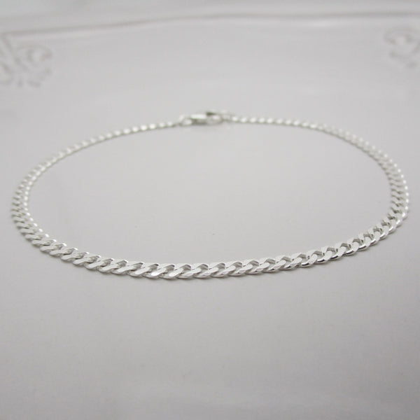 Sterling Silver Curb Chain Bracelet
