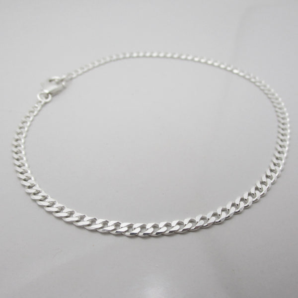 Sterling Silver Curb Chain Bracelet