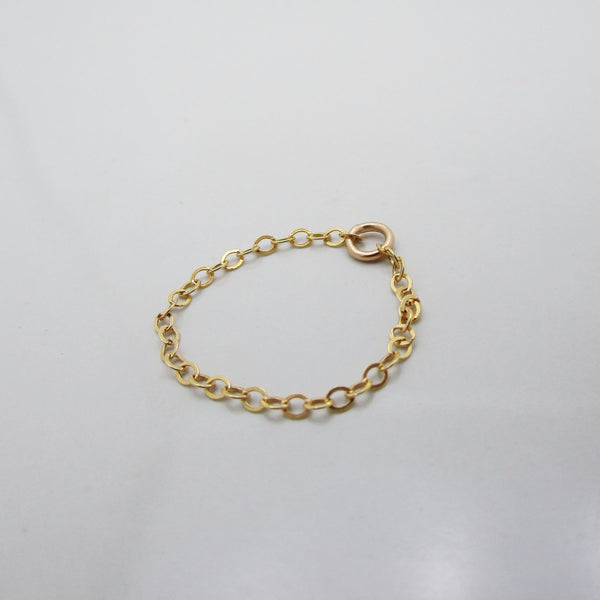 Dainty Gold Chain Ring
