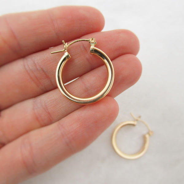 Anastasia Small Gold Hoops