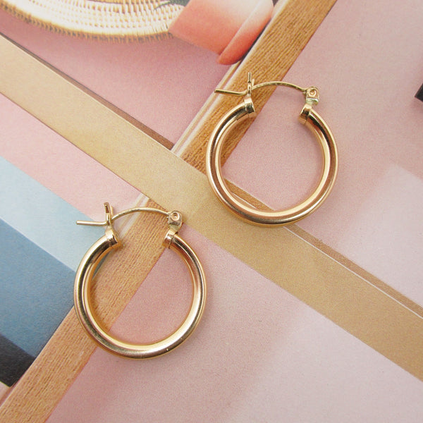 Anastasia Small Gold Hoops