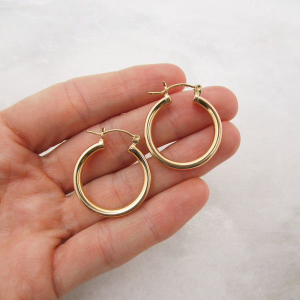 Christina Gold Hoop Earrings