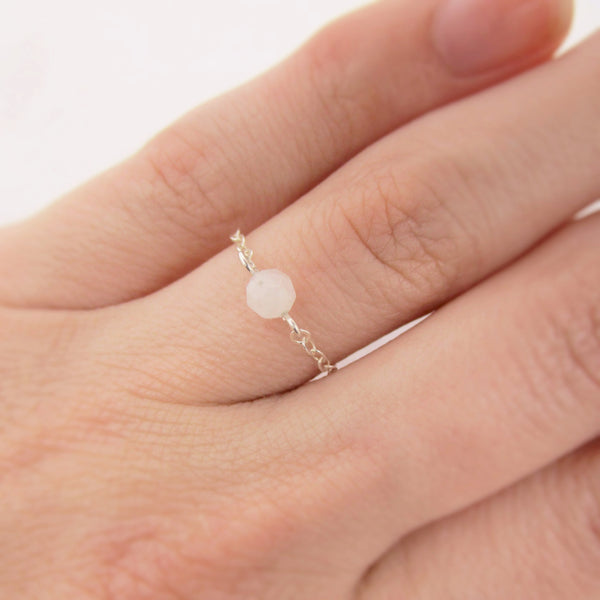 Moonstone Gem Ring