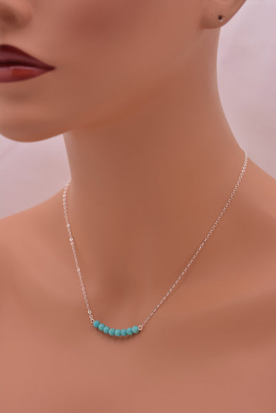 Turquoise Bar Necklace
