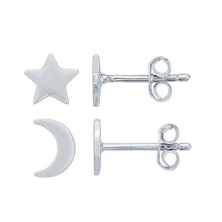 Silver Sleeper Hoop Earrings