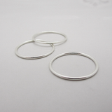 Set of 3 Midi Rings - Sterling Silver