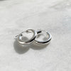 Sterling Silver Thick Hoops