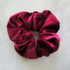 Burgundy Wine Velvet Scrunchie