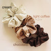 Coffee and Chocolate Jumbo Scrunchies