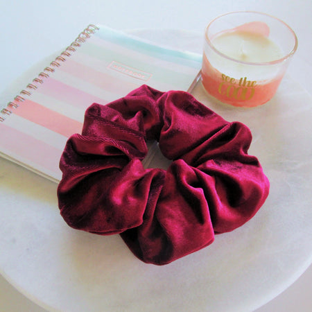 Macaron Velvet Jumbo Scrunchies