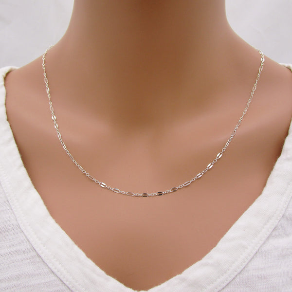 Dainty Lace Chain Necklace