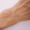 Dainty Paperclip Chain Bracelet