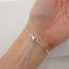 Sterling Silver Paperclip Bracelet