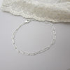 Sterling Silver Paperclip Bracelet