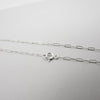 Tiny Paperclip Chain Dainty Necklace