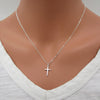 Sterling Silver Girls Cross Necklace