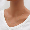 Tiny Paperclip Chain Dainty Necklace