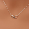 Sterling Silver Infinity Necklace