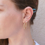 Mary Anne Tiny Huggie Hoops Gold