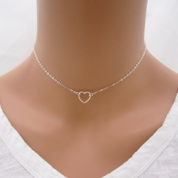 Sweet Heart Choker Necklace