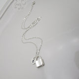 Personalized Silver Padlock Necklace