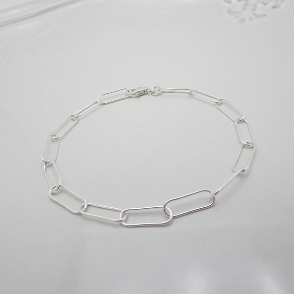 Chunky Paperclip Chain Bracelet