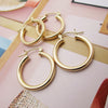 Christina Gold Hoop Earrings